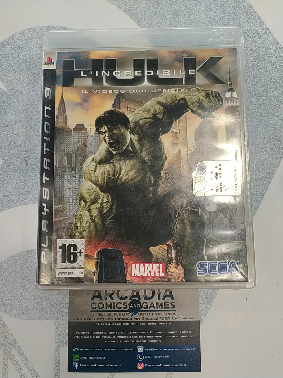 L'incredibile Hulk PlayStation 3 PS3 PAL Ottime Condizioni.